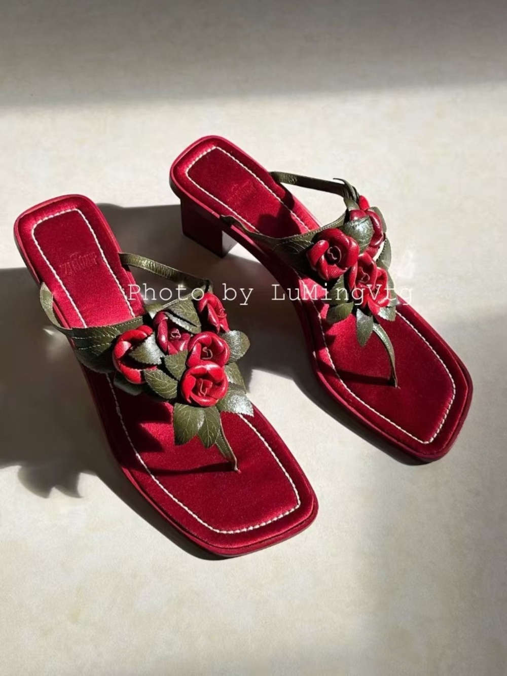 NWT Valentino Flower Sandals